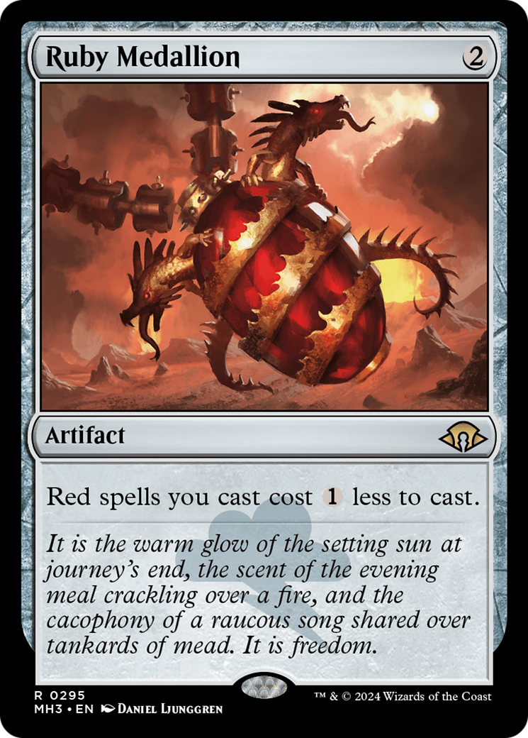 Ruby Medallion (MH3-295) [Modern Horizons 3] MTG Single Modern Horizons 3