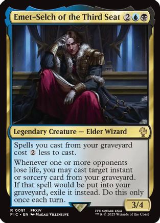 Emet-Selch of the Third Seat (FIC-081) [Commander: FINAL FANTASY] MTG Single Wizards of the Coast