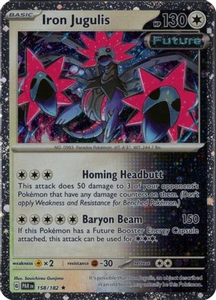 Iron Jugulis - 158/182 (Cosmos Holo) Holofoil [Misc: Cards & Products] Pokemon Single Pokémon