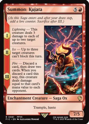 Summon: Kujata (FIC-061) [Commander: FINAL FANTASY] MTG Single Wizards of the Coast