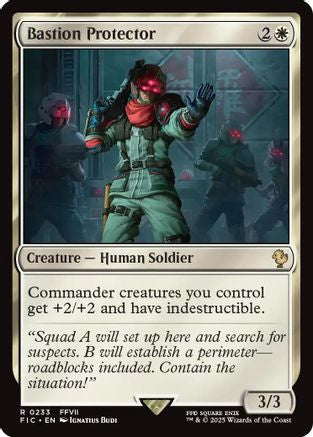 Bastion Protector (FIC-233) [Commander: FINAL FANTASY] MTG Single Wizards of the Coast