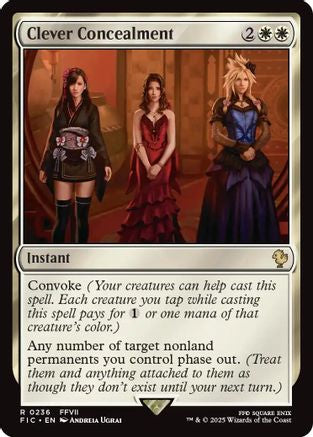 Clever Concealment (FIC-236) [Commander: FINAL FANTASY] MTG Single Wizards of the Coast