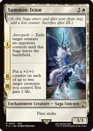 Summon: Ixion (FIC-027) [Commander: FINAL FANTASY] MTG Single Wizards of the Coast
