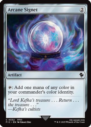 Arcane Signet (0332) (FIC-332) [Commander: FINAL FANTASY] MTG Single Wizards of the Coast