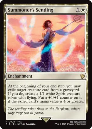 Summoner's Sending (FIC-029) [Commander: FINAL FANTASY] MTG Single Wizards of the Coast