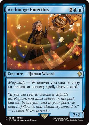 Archmage Emeritus (FIC-261) [Commander: FINAL FANTASY] MTG Single Wizards of the Coast
