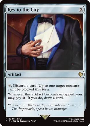 Key to the City (FIC-348) [Commander: FINAL FANTASY] MTG Single Wizards of the Coast