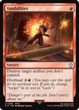 Vandalblast (FIC-298) [Commander: FINAL FANTASY] MTG Single Wizards of the Coast