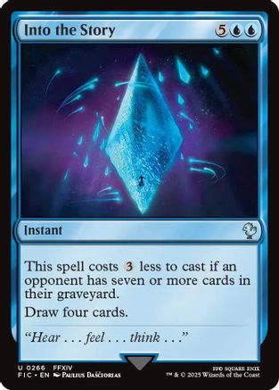 Into the Story (FIC-266) [Commander: FINAL FANTASY] MTG Single Wizards of the Coast