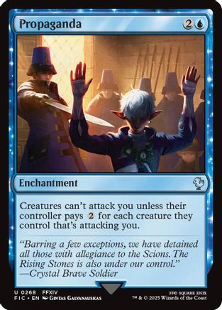 Propaganda (FIC-268) [Commander: FINAL FANTASY] MTG Single Wizards of the Coast