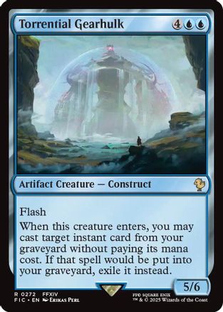 Torrential Gearhulk (FIC-272) [Commander: FINAL FANTASY] MTG Single Wizards of the Coast