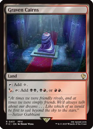 Graven Cairns (FIC-401) [Commander: FINAL FANTASY] MTG Single Wizards of the Coast