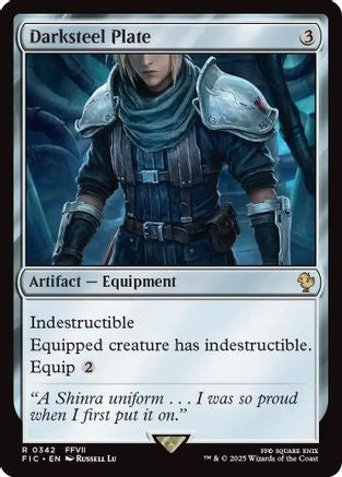 Darksteel Plate (FIC-342) [Commander: FINAL FANTASY] MTG Single Wizards of the Coast