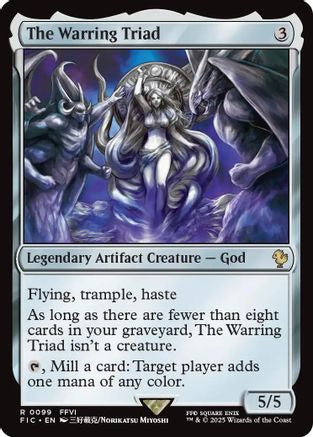 The Warring Triad (FIC-099) [Commander: FINAL FANTASY] MTG Single Wizards of the Coast