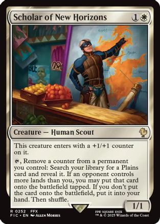 Scholar of New Horizons (FIC-252) [Commander: FINAL FANTASY] MTG Single Wizards of the Coast