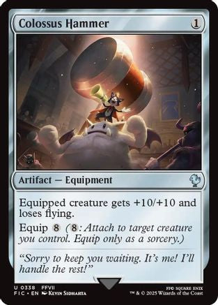 Colossus Hammer (FIC-338) [Commander: FINAL FANTASY] MTG Single Wizards of the Coast