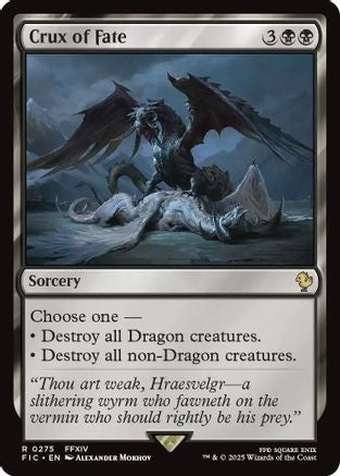 Crux of Fate (FIC-275) [Commander: FINAL FANTASY] MTG Single Wizards of the Coast