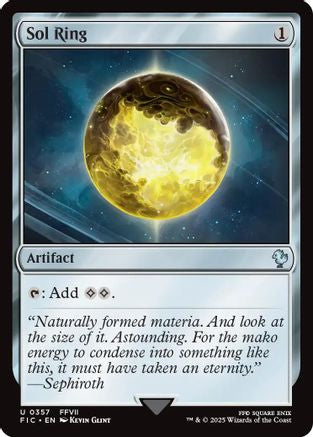 Sol Ring (0357) (FIC-357) [Commander: FINAL FANTASY] MTG Single Wizards of the Coast