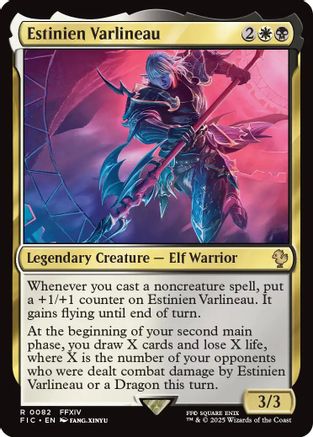Estinien Varlineau (FIC-082) [Commander: FINAL FANTASY] MTG Single Wizards of the Coast