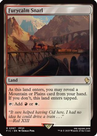 Furycalm Snarl (FIC-397) [Commander: FINAL FANTASY] MTG Single Wizards of the Coast