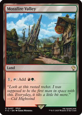 Mossfire Valley (FIC-407) [Commander: FINAL FANTASY] MTG Single Wizards of the Coast