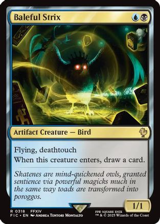 Baleful Strix (FIC-318) [Commander: FINAL FANTASY] MTG Single Wizards of the Coast