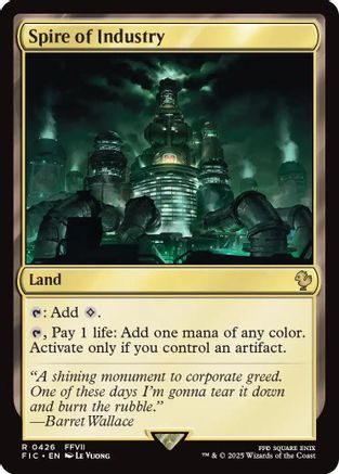 Spire of Industry (FIC-426) [Commander: FINAL FANTASY] MTG Single Wizards of the Coast