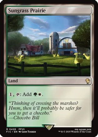 Sungrass Prairie (FIC-428) [Commander: FINAL FANTASY] MTG Single Wizards of the Coast