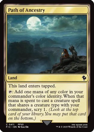 Path of Ancestry (FIC-411) [Commander: FINAL FANTASY] MTG Single Wizards of the Coast