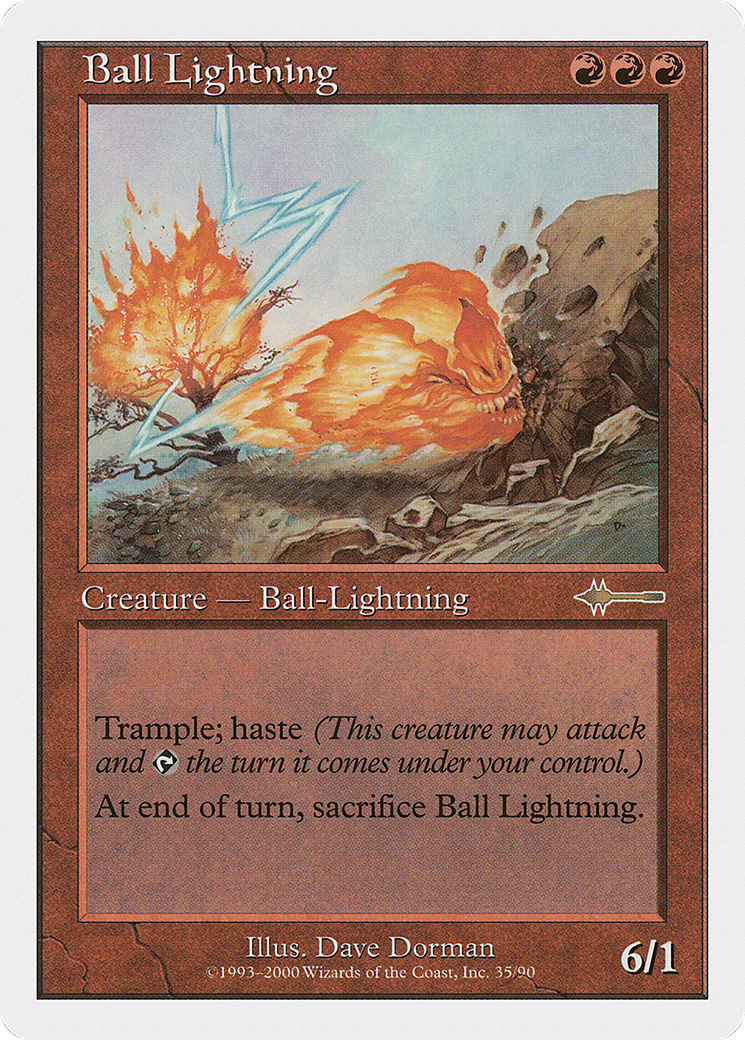 Ball Lightning (BTD-035) [Misc] Beatdown Box Set MTG Single Wizards of the Coast