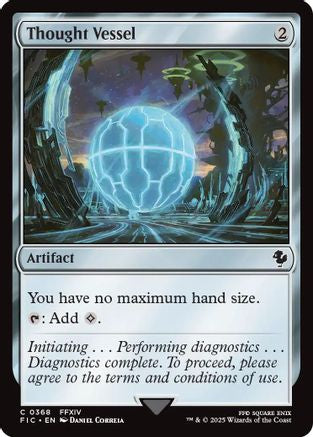 Thought Vessel (FIC-368) [Commander: FINAL FANTASY] MTG Single Wizards of the Coast