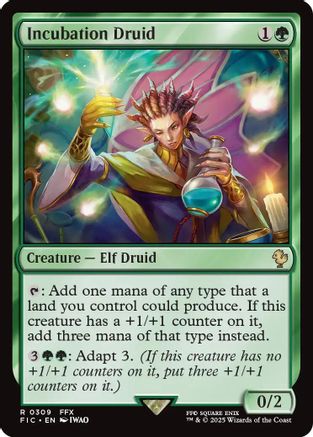 Incubation Druid (FIC-309) [Commander: FINAL FANTASY] MTG Single Wizards of the Coast