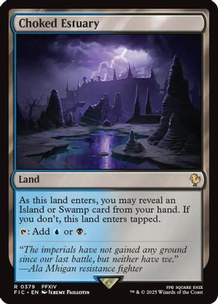 Choked Estuary (FIC-379) [Commander: FINAL FANTASY] MTG Single Wizards of the Coast