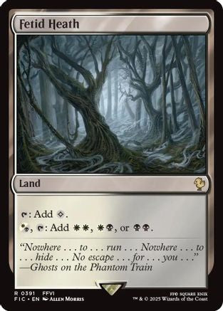 Fetid Heath (FIC-391) [Commander: FINAL FANTASY] MTG Single Wizards of the Coast