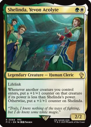 Shelinda, Yevon Acolyte (FIC-094) [Commander: FINAL FANTASY] MTG Single Wizards of the Coast