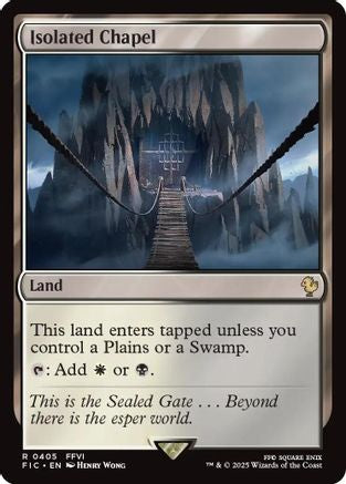 Isolated Chapel (FIC-405) [Commander: FINAL FANTASY] MTG Single Wizards of the Coast