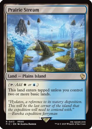 Prairie Stream (FIC-413) [Commander: FINAL FANTASY] MTG Single Wizards of the Coast