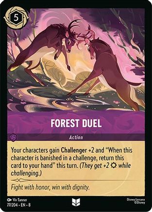 Forest Duel (77/204) [Reign of Jafar] Cold Foil Lorcana Single Disney