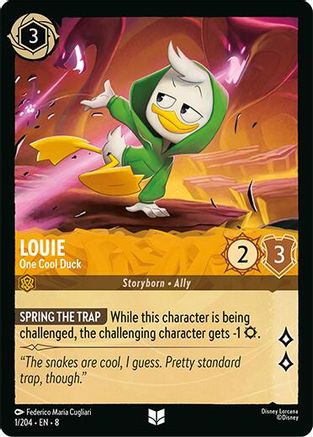 Louie - One Cool Duck (1/204) [Reign of Jafar] Lorcana Single Disney