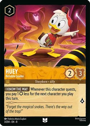 Huey - Reliable Leader (3/204) [Reign of Jafar] Lorcana Single Disney