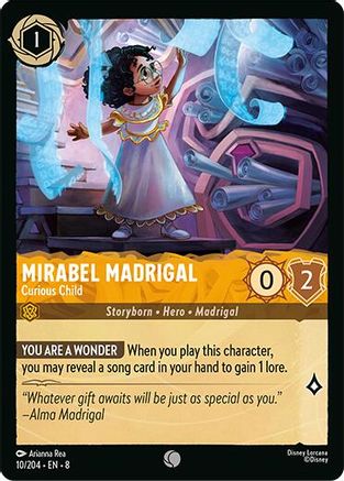 Mirabel Madrigal - Curious Child (10/204) [Reign of Jafar] Lorcana Single Disney