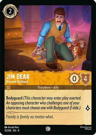 Jim Dear - Beloved Husband (12/204) [Reign of Jafar] Lorcana Single Disney