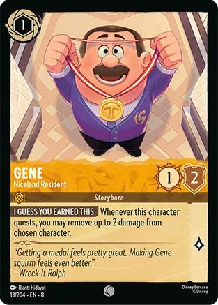 Gene - Niceland Resident (13/204) [Reign of Jafar] Lorcana Single Disney