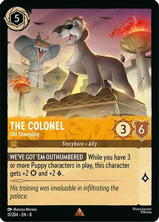 The Colonel - Old Sheepdog (17/204) [Reign of Jafar] Cold Foil Lorcana Single Disney