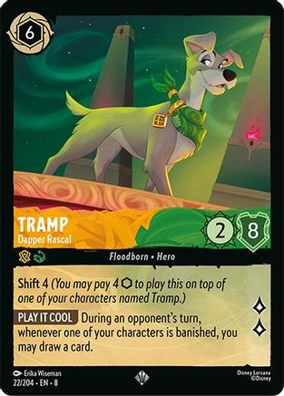 Tramp - Dapper Rascal (22/204) [Reign of Jafar] Lorcana Single Disney