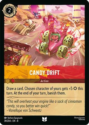 Candy Drift (39/204) [Reign of Jafar] Cold Foil Lorcana Single Disney