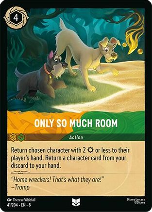Only So Much Room (41/204) [Reign of Jafar] Lorcana Single Disney