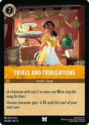 Trials and Tribulations (43/204) [Reign of Jafar] Cold Foil Lorcana Single Disney