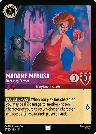 Madame Medusa - Deceiving Partner (47/204) [Reign of Jafar] Lorcana Single Disney