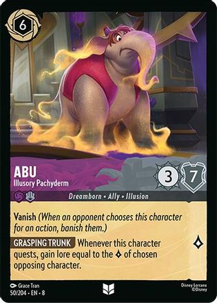 Abu - Illusory Pachyderm (50/204) [Reign of Jafar] Lorcana Single Disney